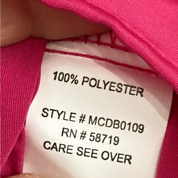 NWT Elementz Fuchsia Pink Button-Up Blouse - Picture 7 of 7